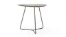 Ecktisch Fano - LBH ca. 59x50x50 cm, HPL Laminat, Grau