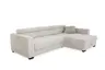 Ecksofa - 2-Sitzer, Ecke rechts, Stoff, Beige