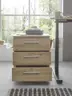 Rollcontainer - B ca. 40 cm, Artisan Eiche Nachbildung