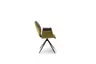 Armlehnstuhl Penthouse comfy - Drehbar, Kunstleder Dunkelbraun, Stoff, Pistazie