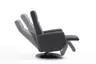 Relaxsessel - inkl. Relaxfunktion, Stoff, Silbergrau
