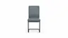 Freischwinger Valloni, Leder, Hellblau