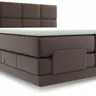 Boxspringbett Alpin Luxe - inkl. Kopf- und Fußteil verstellbar, Liegefläche ca. 180x200 cm, Stoff, Dunkelbraun