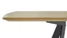 Esstisch Bat - LB ca. 200x100 cm, Wildeiche massiv, Metall schwarz