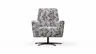 Drehsessel Charlotte - Stoff, Blumig