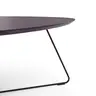 Couchtisch Fano - LBH ca. 96x86x38 cm, Fenix, Aubergine