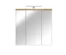 Spiegelschrank- B ca. 69 cm, Eiche Dekor, Spiegel