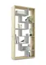 Raumteiler - B ca. 90 cm, Asteiche, Kreidegrau