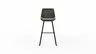 Barhocker Wesley - Stoff, Graphit