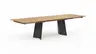 Esstisch 3100 - LB ca. 200x100 cm, beiseitig ausziehbar, Asteiche massiv, Geölt