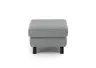 Hocker CALM PLUS 2.0 - BL ca. 66x66 cm, Stoff, Silbergrau