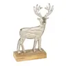 Deko-Hirsch -  BHT ca. 16x22x6 cm, Silber