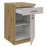 Unterschrank- B ca. 50 cm, Eiche Dekor, Kaschmir, Matt