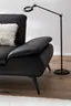 Sofa Collina - 3-Sitzer, Leder, Schwarz