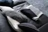 Sofa Aprino 1 - 4-Sitzer XXL, Leder, Schwarz, Armlehne Block