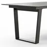 Esstisch Dinner - LB ca. 200x95 cm, Kunststoff, Grau
