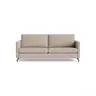 Sofa Cuneo Klassik - 3-Sitzer, Stoff, Beige