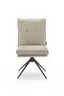 Stuhl MARCELLA - drehbar, Leder, Latte