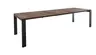 Esstisch 3400 - ausziehbar, LB ca. 200x100 cm, Nussbaum massiv