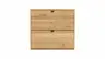 Schuhschrank Williston - Korpus Wildeiche massiv / Front sandgestrahlt
