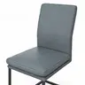 Freischwinger Valloni, Leder, Hellblau