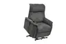 TV-Sessel MIKLAS - Aufstehhilfe, Relaxfunktion, Stoff, Grau