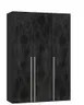 Drehtürenschrank JOIN IT- B ca. 152 cm., Schwarz, Graphit