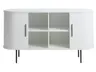 Sideboard - B ca. 140 cm, Eiche Furnier, Weiß