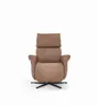 Sessel - Relaxfunktion motorisch, Leder, Braun
