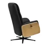 TV-Sessel MARCES - drehbar, Relaxfunktion, Kopfteilverstellung, Leder, Schoko