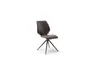 Stuhl Penthouse comfy - Drebhar, Kunstleder, Dunkelbraun, Stoff, Pistazie