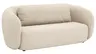 Sofa Karasu - 3-Sitzer, Stoff, Natur