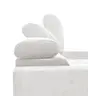 Ecksofa - 2-Sitzer mit Longchair rechts, Sitztiefe verstellbar motorisch/Kopfteil verstellbar, Stoff, Creme