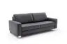 Sofa - 2,5-Sitzer, Leder, Anthrazit