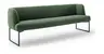Polsterbank - Breite ca. 280 cm, Stoff, Khaki