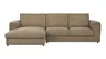 Ecksofa Stormy - Longchairs links mit 2,5-Sitzer, Stoff, Rauchbraun