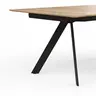 Esstisch Dinner - ausziehbar, LB ca. 220x100 cm, Eiche massiv