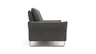 Sofa Tenero - 3-Sitzer inkl. Armlehne verstellbar, Leder, Anthrazit