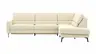 Ecksofa Valera - 3-Sitzer mit Ecke rechts inkl. Rückenlehne verstellbar und Relaxfunktion motorisch, Stoff, Natur