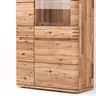 Vitrine Cartago Soft - Astbuche massiv, natur geölt