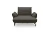 Sessel PAYTON - Loveseat inkl. Rückenneigung, Stoff, Braun
