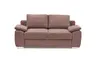 Schlafsofa EMIEL - 2-Sitzer inkl. Schlaffunktion und Bettkasten, Stoff, Koralle