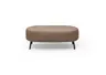 Hocker CARLLOTA - LB. ca. 125x73 cm, Stoff, Taupe