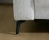 Ecksofa Rafaela 2.0 - 2,5-Sitzer mit Longchair rechts inkl. Kopfteilverstellung, Stoff, Champagner