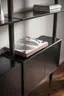 Regal Edge - B ca. 283 cm, Lack, Schwarz