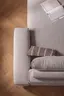 Ecksofa Serava - 2,5-Sitzer mit Longchair rechts, inkl. Relaxfunktion, Stoff, Grau