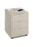 Nachttisch- Inkl. Ladeport, Stoff, Beige