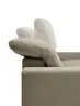 Ecksofa - CALM FLEX 2.0, 3-Sitzer mit Longchari rechts, Kopfteil verstellbar, Stoff, Beige