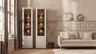 Sofa Burnley - 3-Sitzer, Stoff, Graubeige