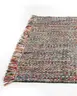 Handwebteppich - BL ca. 160x230 cm, Dunkelgrau Multi